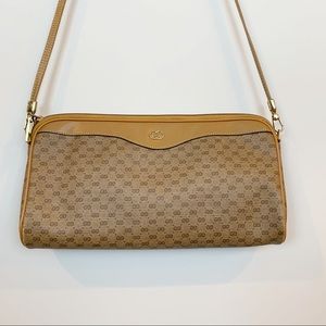 Vintage Gucci Monogram Print Crossbody
